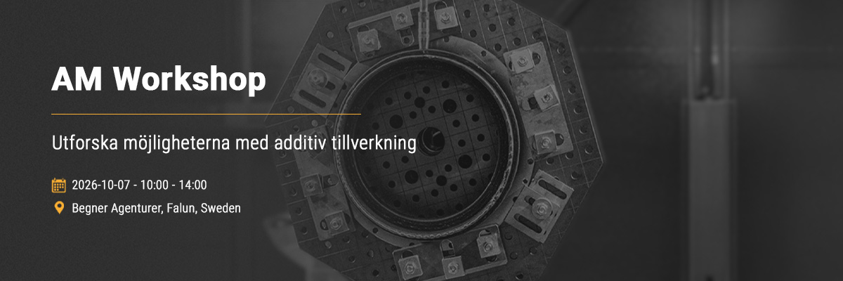 Workshop i additiv tillverkning hos Begner i Falun
