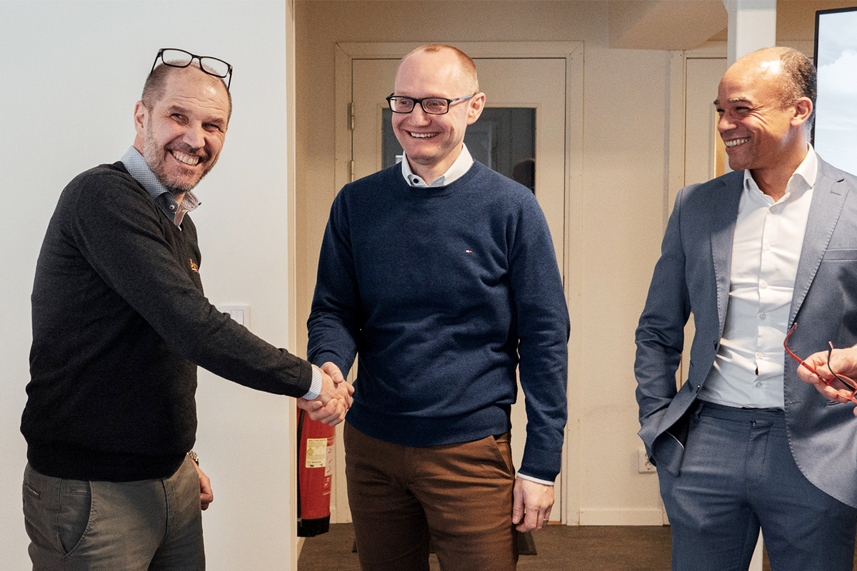 GEFERTEC och Begner VD-handshake