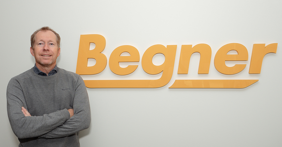 Erik Bröms, new sales engineer at Begner