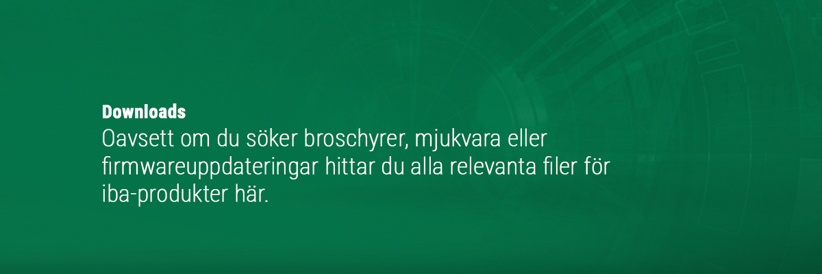 iba Software Downloads, Brochures, Manuals